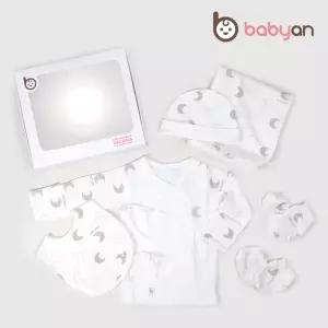 [베이비앙] 출산축하선물세트 배냇저고리 손/발싸개