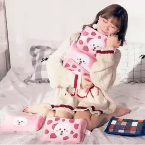 한양 충전식 온수 찜질기 전기 온열 찜질팩 어깨 목 복부 배 허리