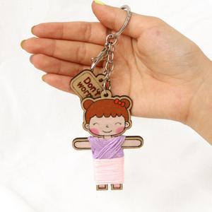 [오피스스쿨] 민화샵 걱정인형 만들기 DIY 여자아이/남자아이 팬시우드 만들기 우드아트 열쇠고리 제작