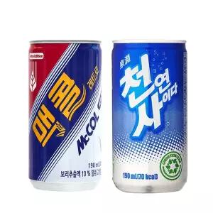 [일화]맥콜190mlX30캔+천연사이다190mlX30캔