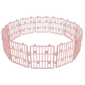 푸르미 강아지 울타리 애견 매직 펜스 소형 12P 인디핑크 새끼강아지 옥상 실내 울타리