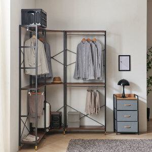 모던하임 W2200 코너형 드레스룸 행거 시스템장