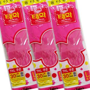 태화고무장갑 분홍 L(특대)