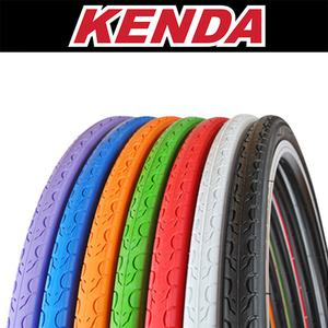 켄다타이어 700x23c/28c/35c 로드 픽시 하이브리드 컬러타이어 / 흥아튜브