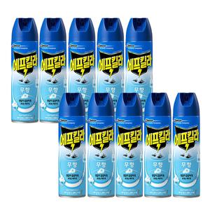 에프킬라 무향 500ml 10개 파리 모기 살충제