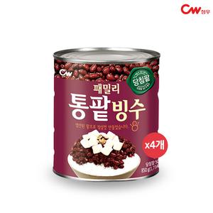 청우 패밀리 통 팥빙수 팥 850g x4개 / 빙수 재료