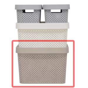 커버 바스켓 대 플라스틱 수납 바구니 정리함 라탄