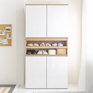 디오 대형 2단 신발장 800 현관 아파트 원룸 키큰 오픈선반 다용도 와이드 수납장