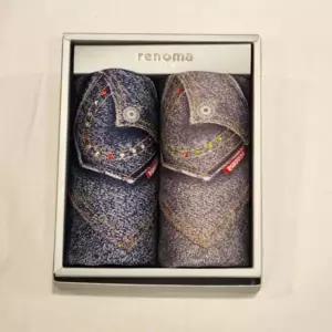 [대구백화점] [레노마]남녀2매 나염 손수건 세트(RM진1번)