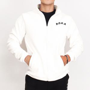 기모 ROKA 로카후리스 흰색 실리콘나염 군인 군용 재킷