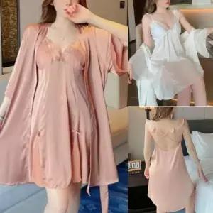 [셀러허브]슬립가운세트 잠옷 이벤트 신혼 홈웨어 파자마 슬립 (S9293524)