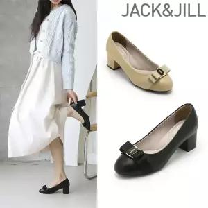 잭앤질 리본장식 펌프스(JA3103)