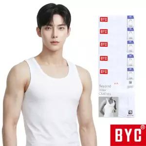 BYC 남성 런닝 세트 5매 순면 100% 남자 민소매 조끼 나시 흰색 화이트 셔츠 주니어 기본 90~110 5S_2113