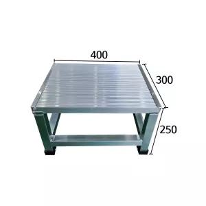 알루미늄 1단 계단 발판 논슬립 작업 안전 발판 디딤대