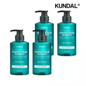 쿤달 프로클린 비듬 샴푸 애플그린티 500ml x4개