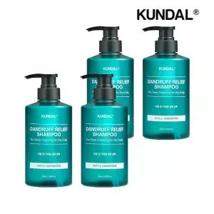 쿤달 프로클린 비듬 샴푸 애플그린티 500ml x4개