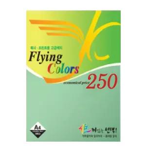 플라잉 칼라 A4 80g 250매 19.연녹색 ( 색지 색상지