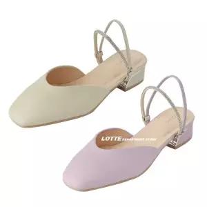 [롯데백화점]엘칸토 여성쿠션UP 2WAY 스트렙 샌들 LCWO12U313 아이보리/바이올렛
