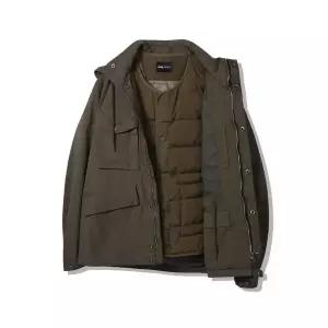 [지프]JP1JPM101 지프 패딩 숏 2024년 카키 야상 점퍼_SC