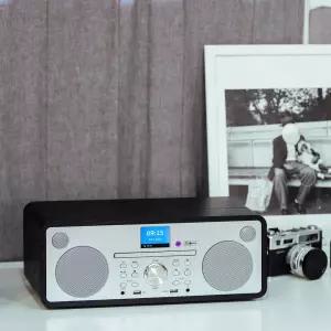 아남 XE01 블루투스 오디오 스피커 CD 라디오 USB AUX 미니오디오