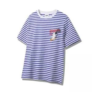 [지프]JP2TSU112 서핑 베어 스트라이프 2024년 블루 반팔티_SC