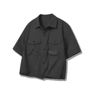 [지프]JP2SHF051 KH 여성전용 왜고니어 크롭 셔츠 A9_SC