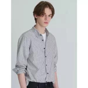 [로가디스] [로가디스] 셔닐 스트라이프 셔츠 - 라이트 그레이 (RY4864P212) (RY4864P212)