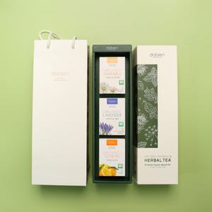 숙면에 좋은 카페인없는차 유기농 허브티 3종 선물세트 캐모마일 라벤더 유자