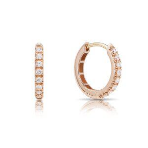 [미꼬]미니 리츠 18K 다이아몬드 링귀걸이