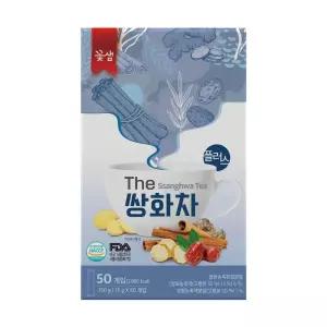 꽃샘 더플러스 쌍화차 50T/스틱쌍화차/간편쌍화차/탕비실/가정용/사무실용/한방차/전통차/쌍화분말차