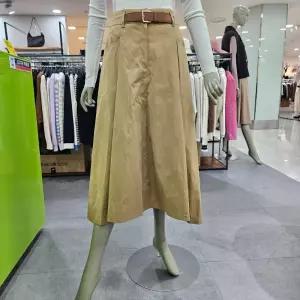 시슬리/애플아울렛/뉴트론즈 벨티드 롱 스커트 SASK45361