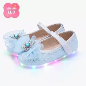[키펀트] LED 엘사 시그널 여아 구두