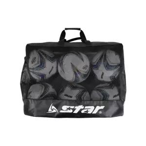 Star스타 볼 6개입 메쉬가방 블랙. 축구공가방 농구 족구 공가방 옥스포드