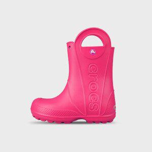 [크록스][2025 SS] 크록스 키즈 핸들잇 아동 주니어 레인부츠 유아 장화 핫핑크 12803-6X0