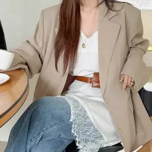 [제작/빅사이즈]이블렛 네디엔 오버핏 싱글 자켓 제이스타일