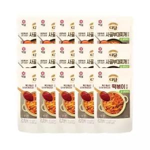다담 부대찌개양념 130g x10개+떡볶이양념 150g x5개