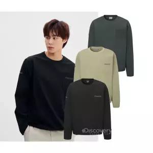 갤러리아 디스커버리 남성 프레시벤트 우븐 맨투맨 DMMT37051