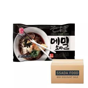 본고장 메밀소바 냉모밀 211.7g 1인분 24개 한박스