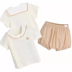 [보리보리/모이몰른]로건밤부싱글반팔블루머상하 M252NNN24P