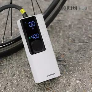 [아이나비정품]휴대용에어펌프(EPI-209)화이트외모음전/타이어공기압/자전거공기주입기/타이어공기주입기