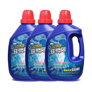 맘크린 O2 액체표백세제 2Lx3개