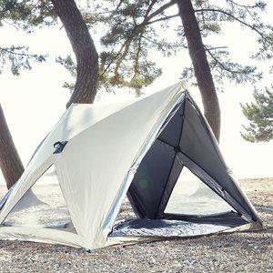 루앤 한강 그늘막 원터치 텐트 캠핑 비치쉘터 해변 피크닉 코닉 2-3인용