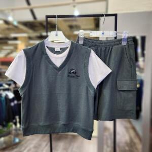 에스핏 HC09 레이어드피케5부세트여름상하  SJZ304MKTR04