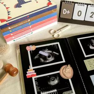 목마이야기 말띠 맘 초음파앨범 접착식 포토인생 네컷 앨범 사진첩