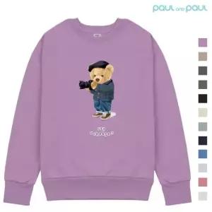 포토 곰돌이 남여공용 맨투맨 12컬러