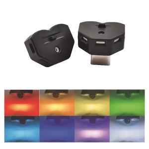 CL5 차량용 C타입 실내 무드등 조명 엠비언트 감성 LED 방향조절 CL5-L8