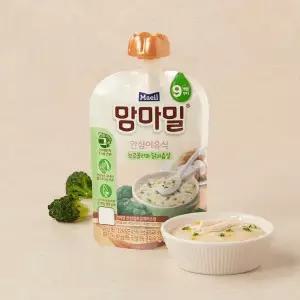 맘마밀 안심이유식 브로콜리와닭가슴100g