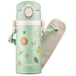 써모스 마이디자인스트랩보틀 파스텔그린 350ml