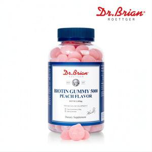 닥터브라이언 비오틴 구미 5000 피치 플레이버 100구미 천연향료