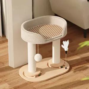 하우스형 캣타워 고양이 스크래쳐 고양이집 반려묘 사계절 캣타워